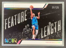Devin Booker 2022-23 Panini Noir Feature Length Silver Frame Suns /25