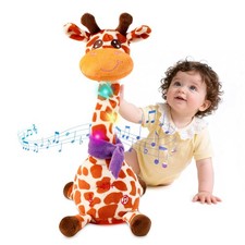 Dancing Giraffe Toy Stuffed Animal Baby Toys Singing Song Toddlers Toy Repeat...