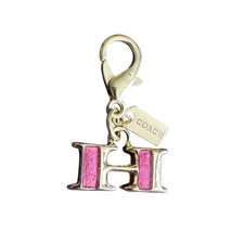 Coach Mini Bag Charm Keychain Pink H - NEW