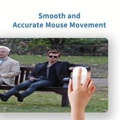 40*90cmGood Omens Idea Large Desk Mat & Mouse Pad - Non-Slip Rubber Base, Durabl