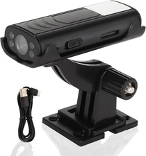 Reverse Hitch Camera, Waterproof Backup Camera Adhesive Base for RV Trucks... 