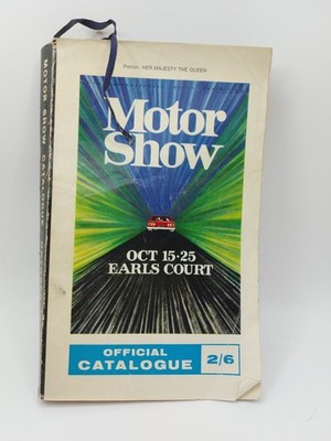 INTERNATIONAL MOTOR SHOW EARLS COURT Catalogue Oct 15-25 1969 