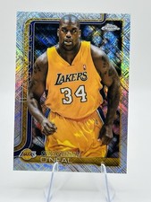 2024-25 Topps Chrome Shaquille O’Neal Big Letter R X-Fractor #242 Lakers