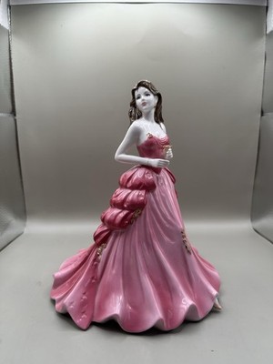 Eine atemberaubende Coalport Rubin Jubiläumsfigur besondere Anlässe, Made in England