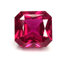 31 Ct Natural Pink Sapphire Asscher Cut EGL Certified Loose Gemstone With Gift