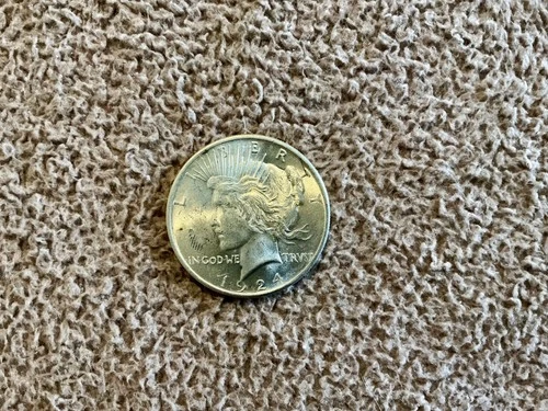 1924 P Peace 90% Silver Dollar UNC