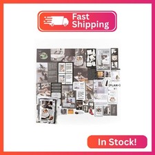 Alideco 200pcs Vintage Scrapbook Supplies Pack for Art Journaling Bullet Junk Jo