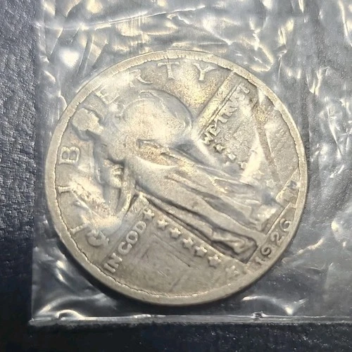 1926 Standing Liberty Quarter Silver Circulated US 25C Coin