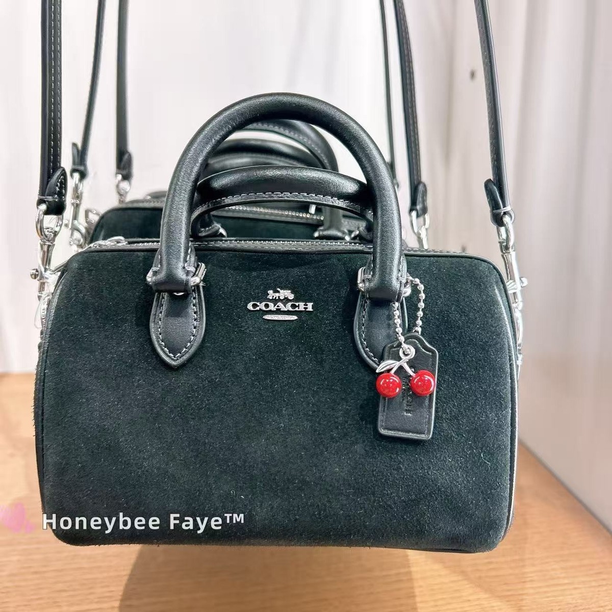 NWT Coach Mini Rowan Crossbody Bag With Cherry Charm CDC93 | eBay