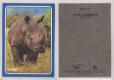 2024 Heritage 1975 Topps Zoo's Who Stick-Ons Blue Rhino Ryne Sandberg HOF