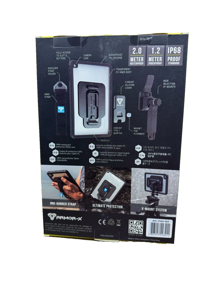 ARMOR-X IP68 1.5 Meter Waterproof case Hand Strap for iPad mini 5 | BRAND NEW - Image 2 of 2