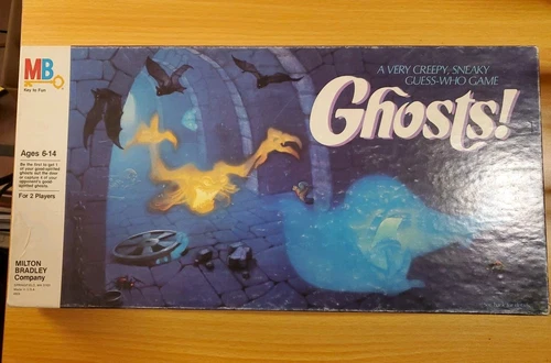 VTG 1985 Milton Bradley Ghosts  Board Game Strategy (Missing A Ghost)