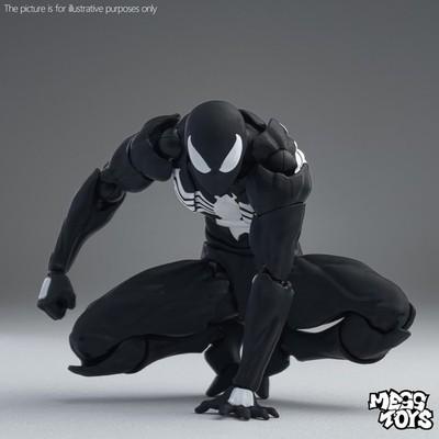 US!!!! Mess Toys Symbiote Parker Venom Black Spider-man Action