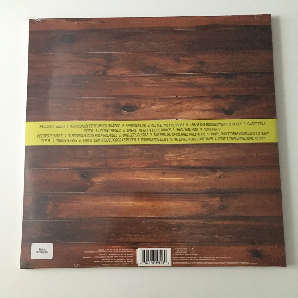 The Killers – Sawdust - YELLOW - LP  - FACT SEALED - Photo 2/2