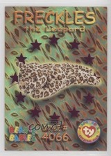 1999 Ty Beanie Babies Series 3 Wild Cards Chase Magenta Freckles the Leopard 5x5