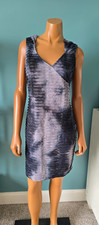 Fashion nova NWT Tie-Dye Distressed Hooded Sleeveless Mini Dress Sz L(runs smal)