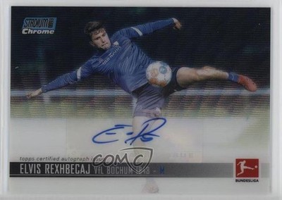 2021 Topps Stadium Club Chrome Bundesliga 62/79 Elvis Rexhbecaj #CAC-ER Auto 0c6