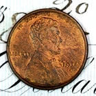 * 1914-S * CHOICE UNC MS LINCOLN WHEAT PENNY * FROM ORIGINAL COLLECTION