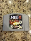 F-Zero X (Nintendo 64, 1998) Game and instructions card.