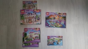 LEGO Friends 41130,41101,3315,3063 Set Amusement Park Heartlake Hotel