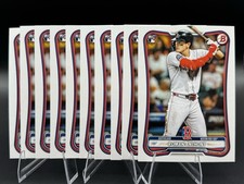 LOT (x10) 2026 Bowman - Roman Anthony Rookie #18 Base Paper Boston Red Sox
