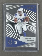 2020 Jonathan Taylor Chronicles Clear Vision Football Rated Rookie RC CV-7 Colts