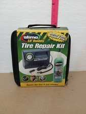 Slime Lil Buddy Tire Repair Kit 12v Air Compressor Inflator Carry Case