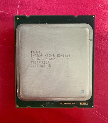 Intel Xeon E5-1660 CPU 3.30GHz 15MB 6-Cores LGA-2011 Server Processor 130W SR0KN
