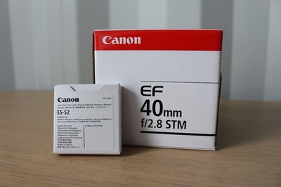 Canon EF 40mm f/2.8 STM - Pancake-Objektiv mit hoher Lichtstärke