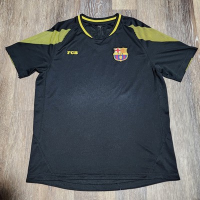 Barcelona Football Jersey Size Medium M Black FCB Product Official Mens Soccer