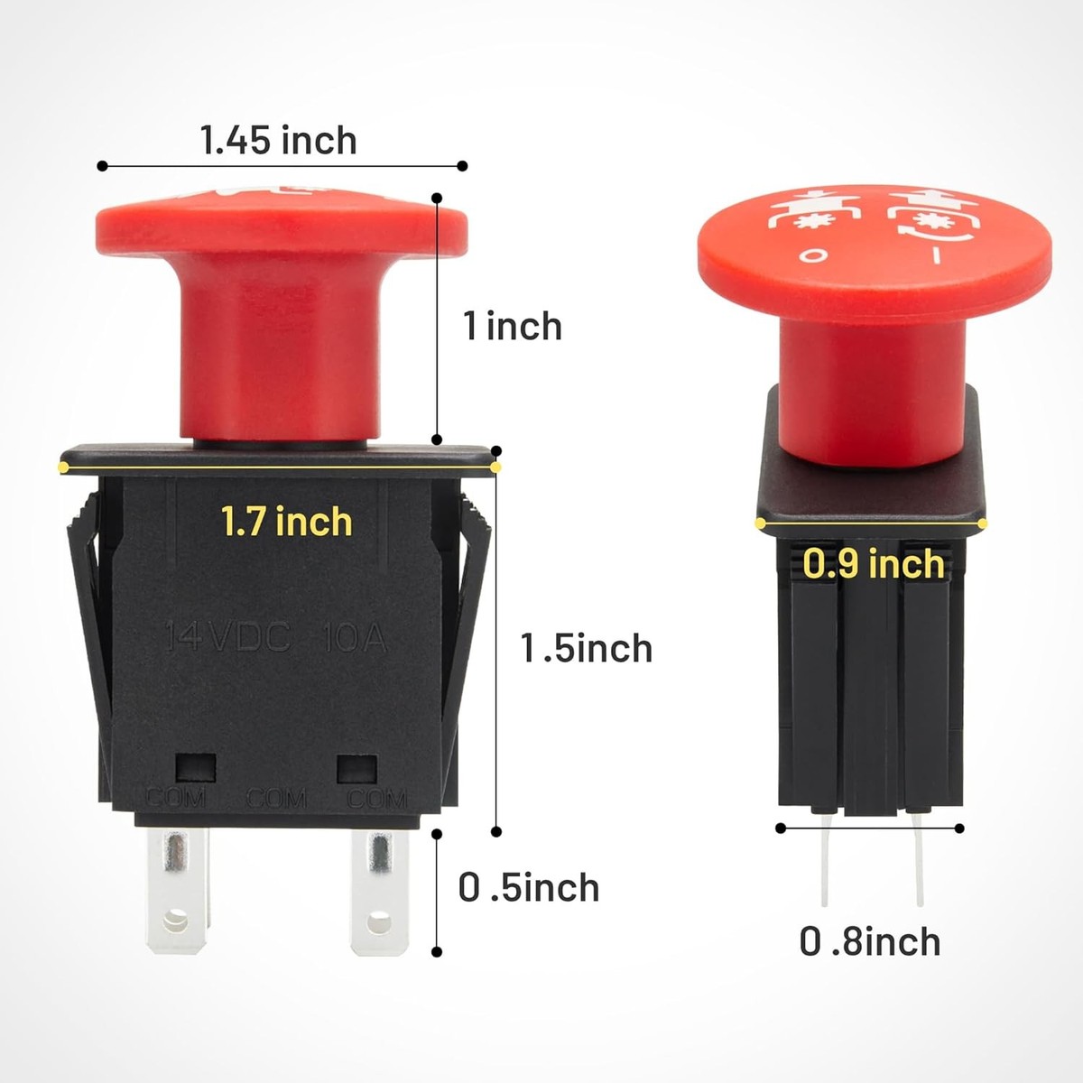 Power Take-off PTO Switch For Kubota Zero Turn Mower K1211-62230