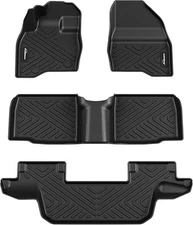Custom Fit for Ford Explorer 2015-2019 TPE Car Mats Raised Edge Full Coverage