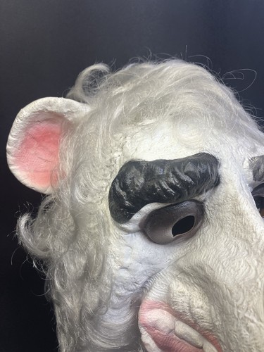 VTG Cesar RARE 1980s Polar Bear HALLOWEEN Vinyl Mask France CLEAN - Picture 5 of 8