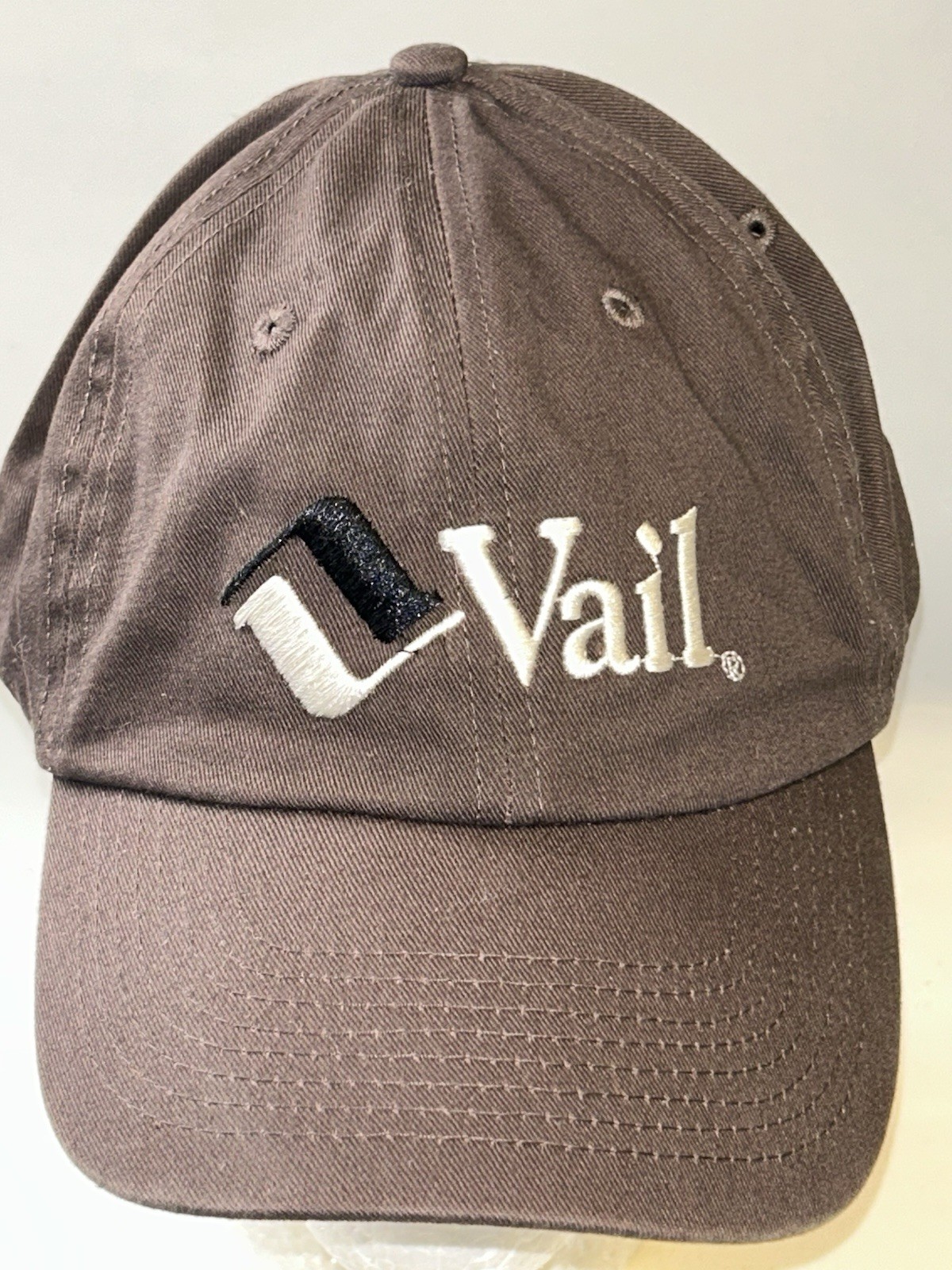VAIL HAT CAP ADJUSTABLE STRAPBACK BROWN - image 1