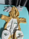 Cabbage Patch Kids Vintage 1984 Brown Deer Outfit Pajamas Costume Sleeper Feet