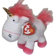 Ty Beanie Baby - FLUFFY the Unicorn (Despicable Me 3)(Minions) 6" NEW MWMT