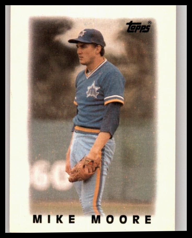 1986 Topps Major League Leaders Minis #30 Mike Moore