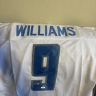 Jameson Williams Signed Lions Custom Autographed Football Jersey Beckett COA