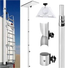 Starlink Mini Flag Pole Mount Kit - 10 feet Telescoping FlagPole- Fits for 0.7 t