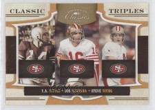 2009 Donruss Classics Classic Triples YA Tittle Joe Montana Steve Young HOF b8c