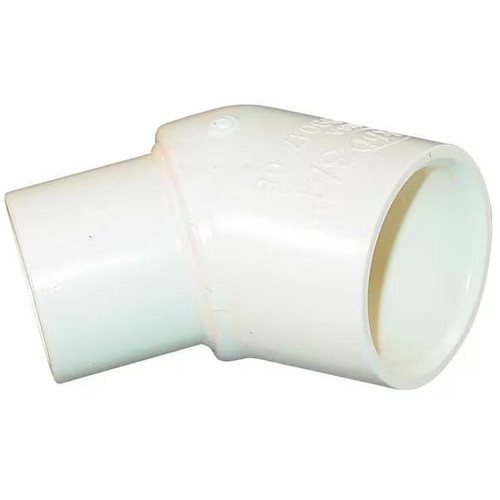 CPVC 45 Degree Street Elbow, Schedule SDR-11, 3/4" Pipe Size, CTS Hub x CTS