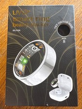 Livup Smart Ring Health Tracker Silver Size 8