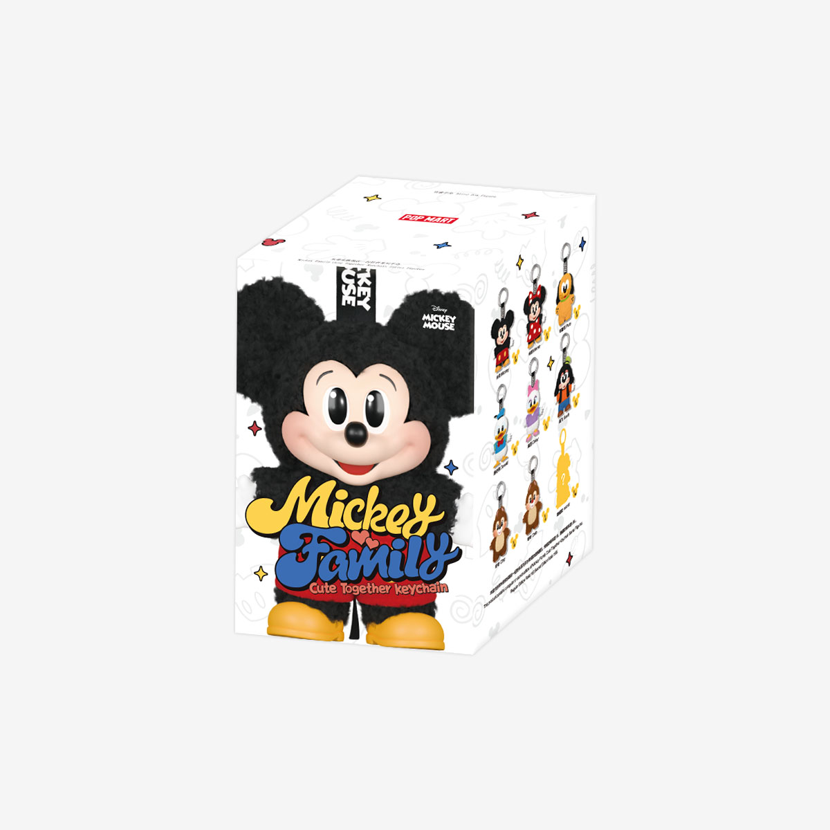 POP MART Mickey Family Cute Together Keychain Series Figures 5.51