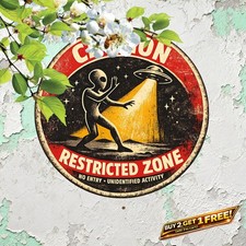 Vintage Wall Art Metal Tin Sign Retro Interior Plaque Decor 8x12