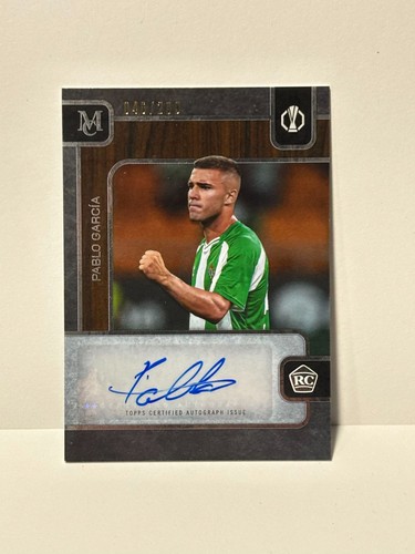 Pablo Garcia 2025-26 Topps Museum Collection UCC Rookie Auto RC /299 #MRA-PG