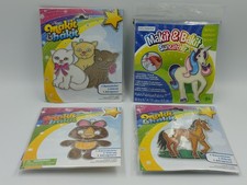 4 Makit  Bakit Suncatcher Craft Kits Unicorn Cats / Kittens Bear Horse