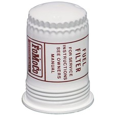 1962-68 Galaxie Fuel Filter Canister White Fomoco Screw-on Fairlane New 1962-68 Galaxie Fuel Filter Canister White Fomoco Screw-on Fairlane New