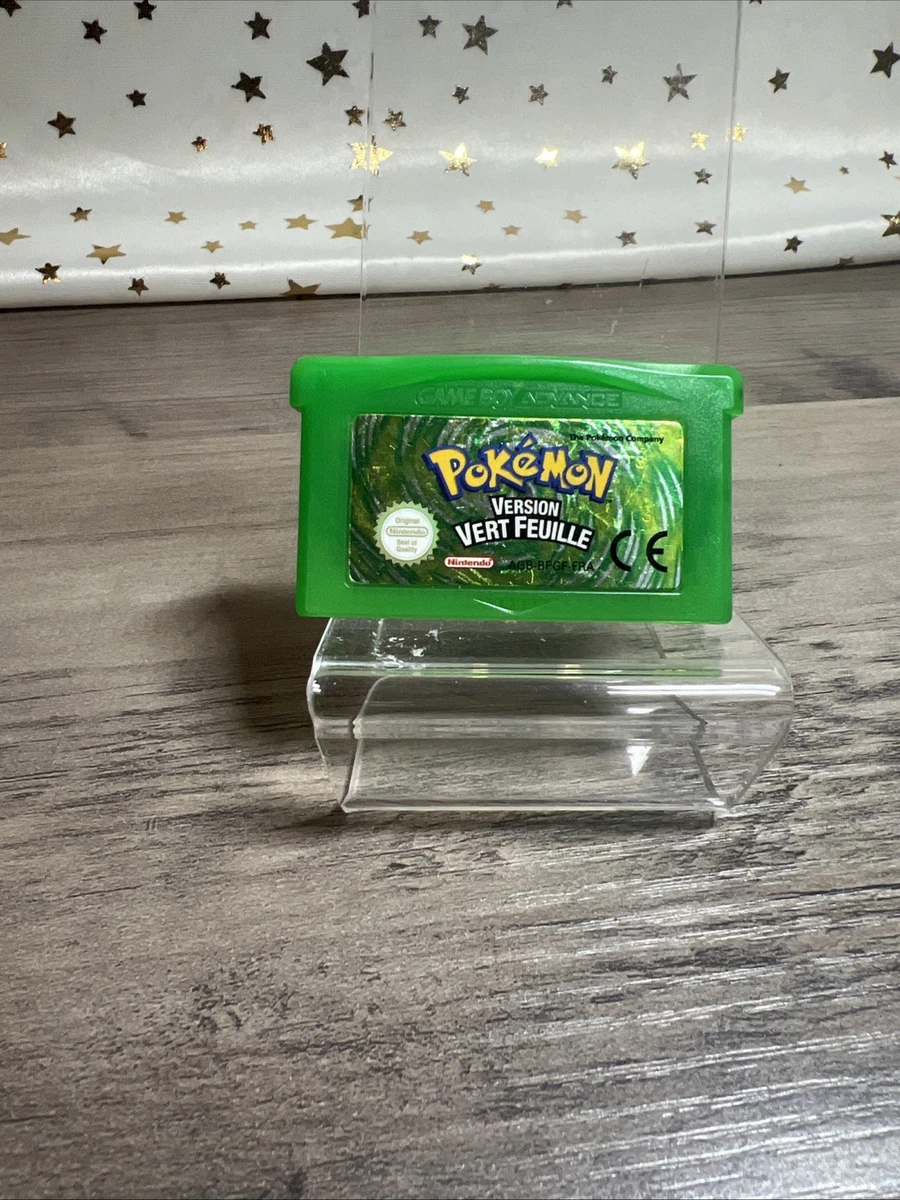 Pokémon vert feuille complet en boîte gameboy advance - Jeux vidéo
