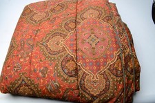Ralph Lauren Home Equestrian Queen Comforter Paisley Medallion 96x94 Cotton