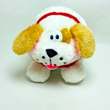 Cloud 9 Round Dog Plush 6 Inch Carnival Style Dan Brechner Stuffed Animal Toy